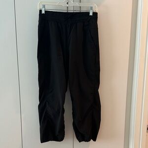Black Casual Capri Pants
